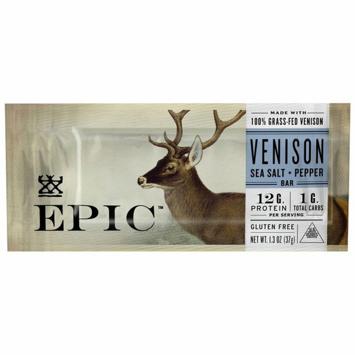 Product image of EPIC Bar, Venison, Sea Salt + Pepper