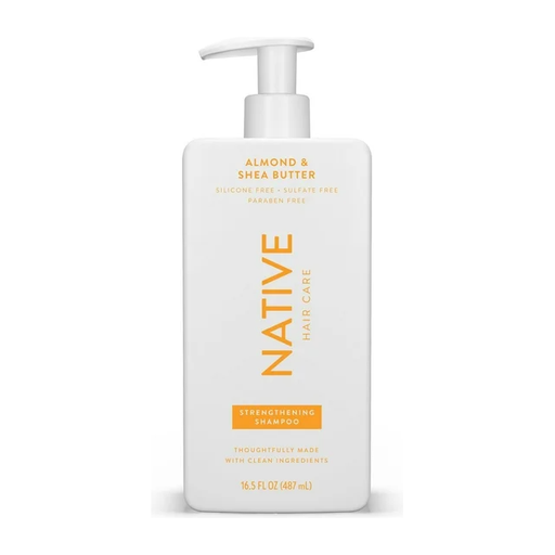 Product image of Native Strengthening Shampoo, Almond & Shea Butter, Sulfate & Paraben Free, 16.5 oz