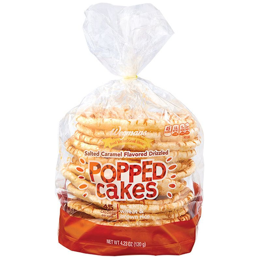Product image of Wegmans Salted Caramel Flavored Drizzled Popped Cakes