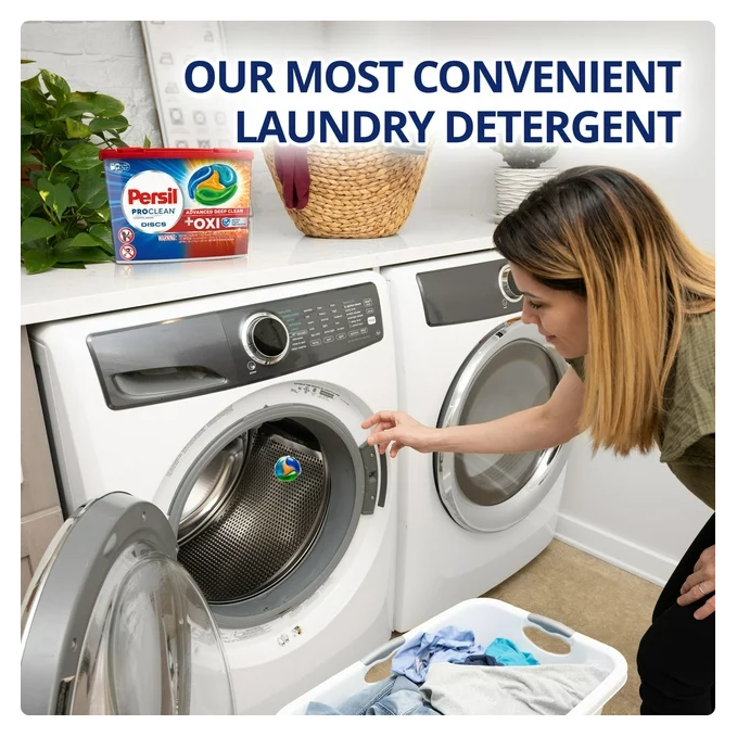 Product image of Persil Discs Laundry Detergent Pacs, Oxi, 38 Count
