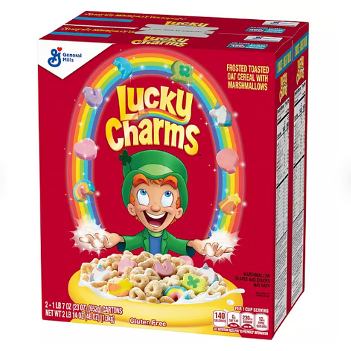 Product image of Lucky Charms Gluten-Free Marshmallow Cereal (23 oz., 2 pk.)
