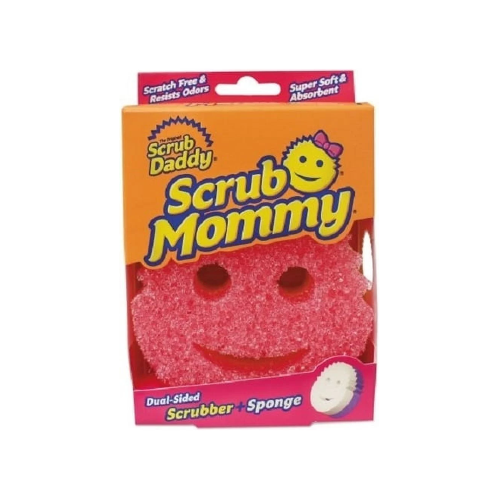 Product image of Scrub Daddy Scrub Mommy Sponge, Pink, Soft in Warm Water, Firm in Cold, 1 Count