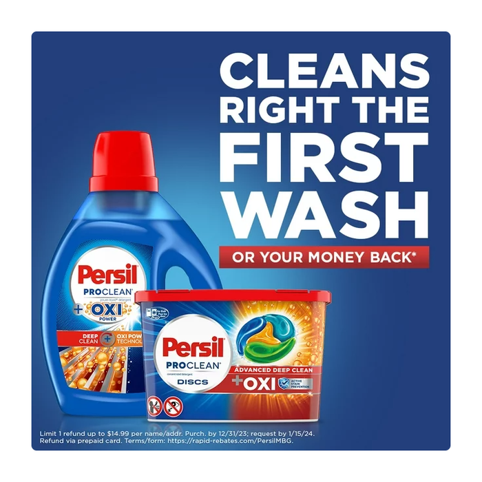 Product image of Persil Discs Laundry Detergent Pacs, Oxi, 38 Count