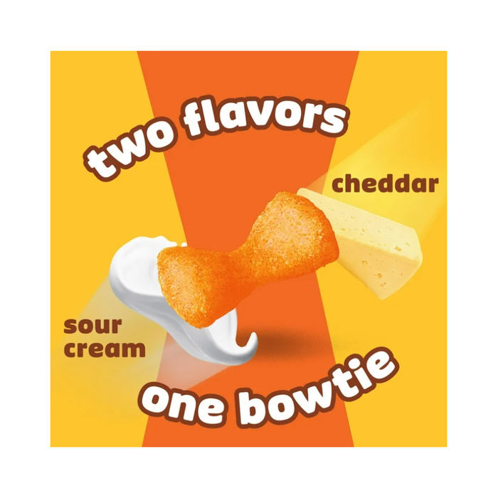 Product image of Pringles Mingles Cheddar and Sour Cream Puffed Snacks, Gluten-Free, Cheese Puffs, 5.5 oz