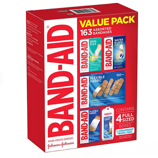 Product image of Band-Aid Brand Adhesive Bandages Variety Pack 163 ct.