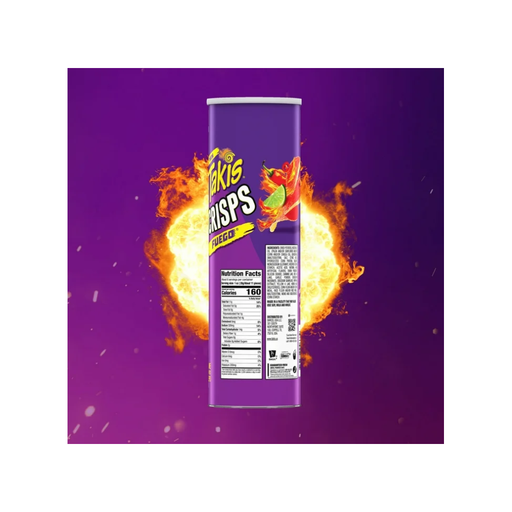 Product image of Takis Fuego Hot Chili Pepper & Lime Potato Crisps, Sharing Size, 5.5 oz Canister