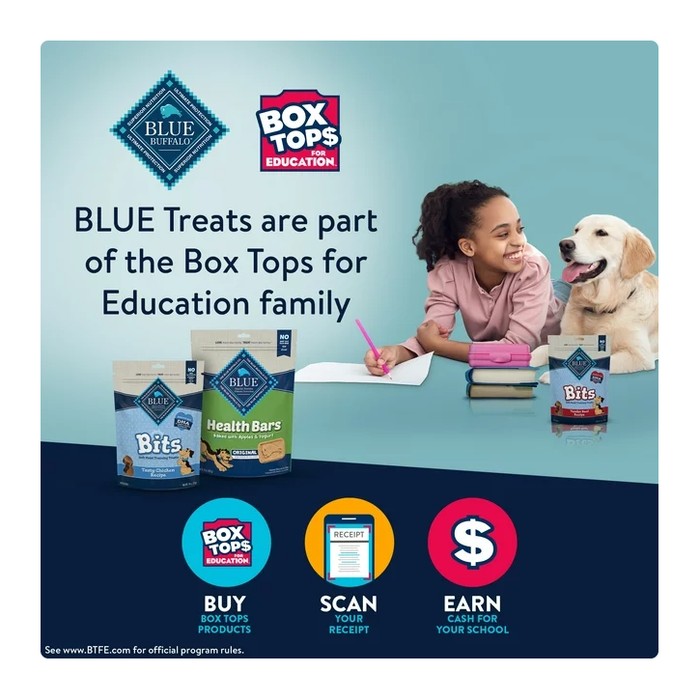 Product image of Blue Buffalo BLUE Bits Training Treats Chicken Flavor Soft Treats for Dogs, Whole Grain, 11 oz. Bag