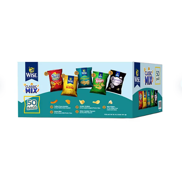 Product image of Wise Variety Pack Chips (50 ct.)