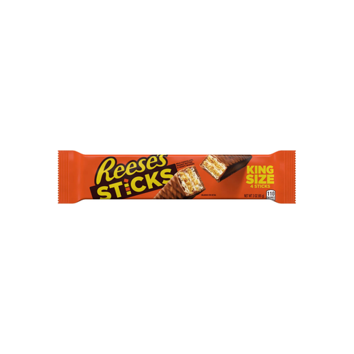 Product image of Reese's Sticks Milk Chocolate Peanut Butter Wafer King Size Candy, Pack 3 oz