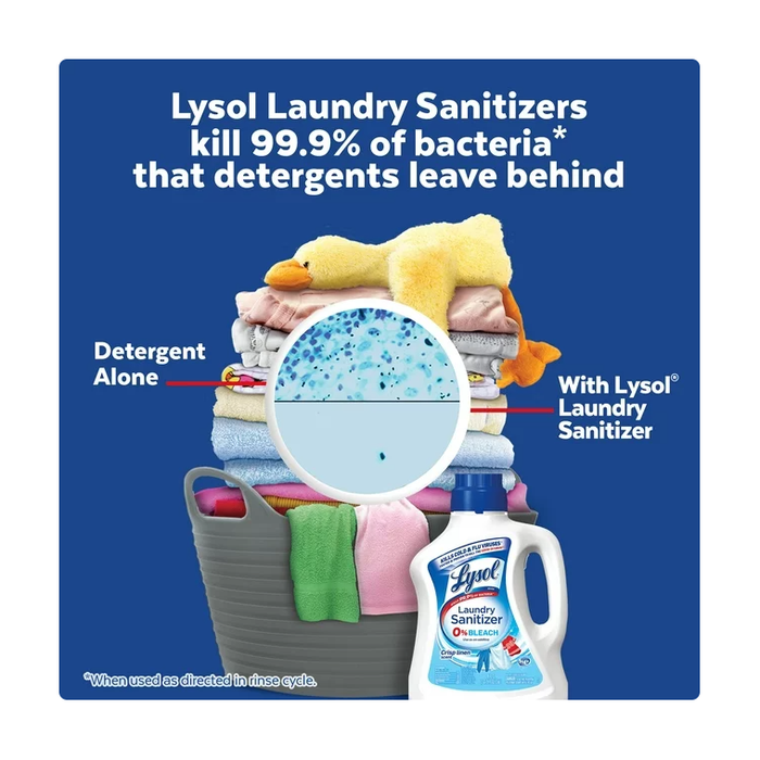 Product image of Lysol Laundry Sanitizer, Crisp Linen, 90 Oz