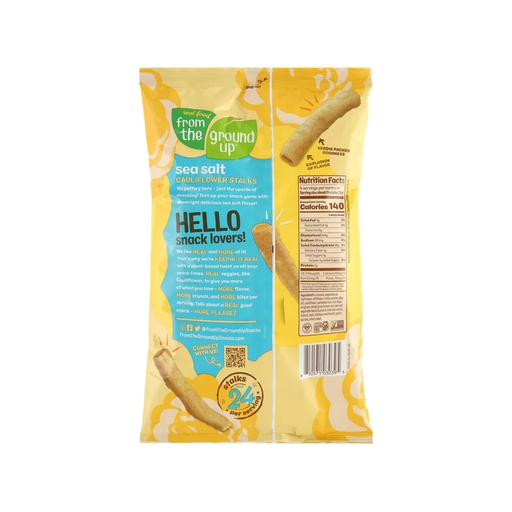 Product image of Real Food From The Ground Up Cauliflower Sea Salt Stalks, 4 oz bag