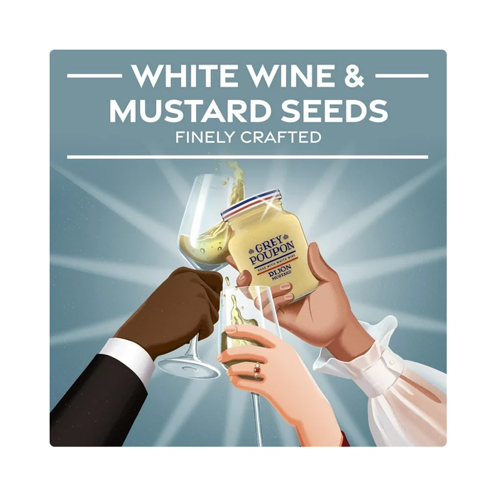 Product image of Grey Poupon Dijon Mustard, 8 oz. Jar