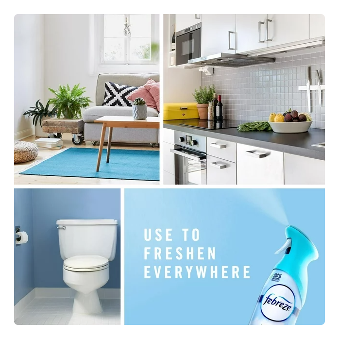 Product image of Febreze Odor-Fighting Air Freshener with Gain Island Fresh Scent, Pack of 2, 8.8 fl oz