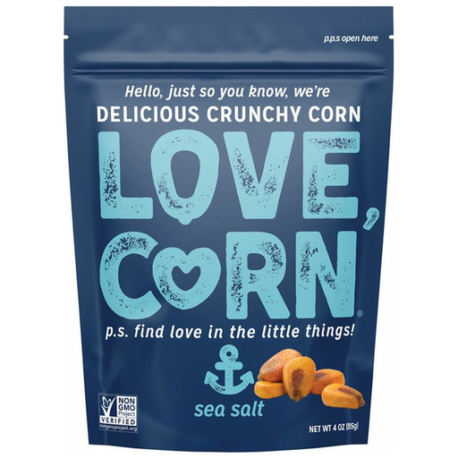 Product image of LOVE CORN Corn, Sea Salt, Crunchy 4.0 oz