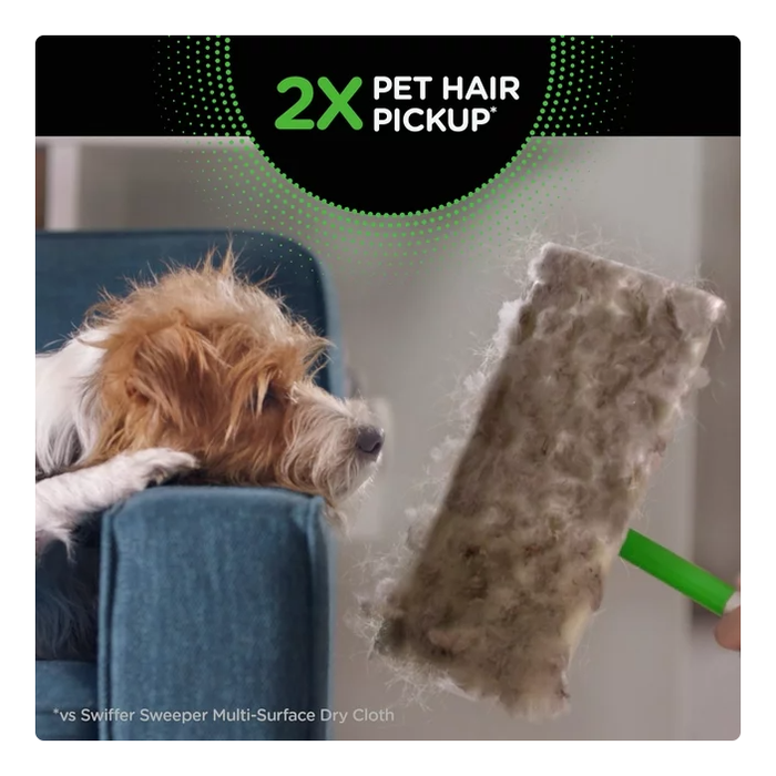 Product image of Swiffer Sweeper Pet Heavy Duty Dry Cloth Refills, Febreze Freshness, 32 Ct White Pads