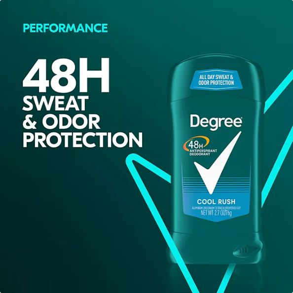 Product image of Degree Men Dry Protection Antiperspirant, Cool Rush (2.7 oz., 5 pk.)
