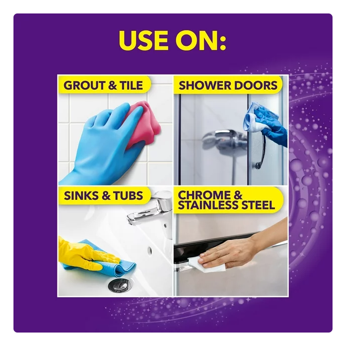 Product image of OxiClean Bathroom Cleaner, Shower, Tub & Tile, powered by OxiClean Stainfighters, 32oz.