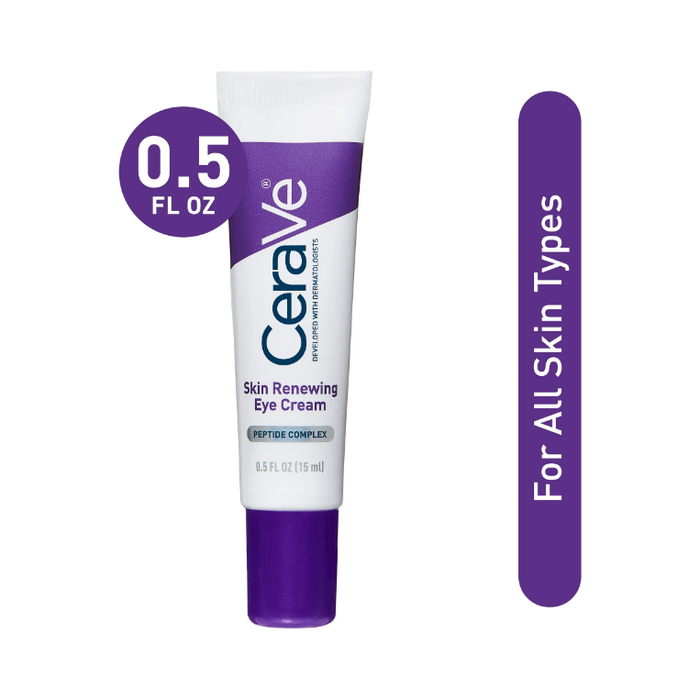 Product image of Cerave Anti-Aging Eye Cream for Wrinkles with Caffeine and Hyaluronic Acid, Fragrance Free, 0.5 oz