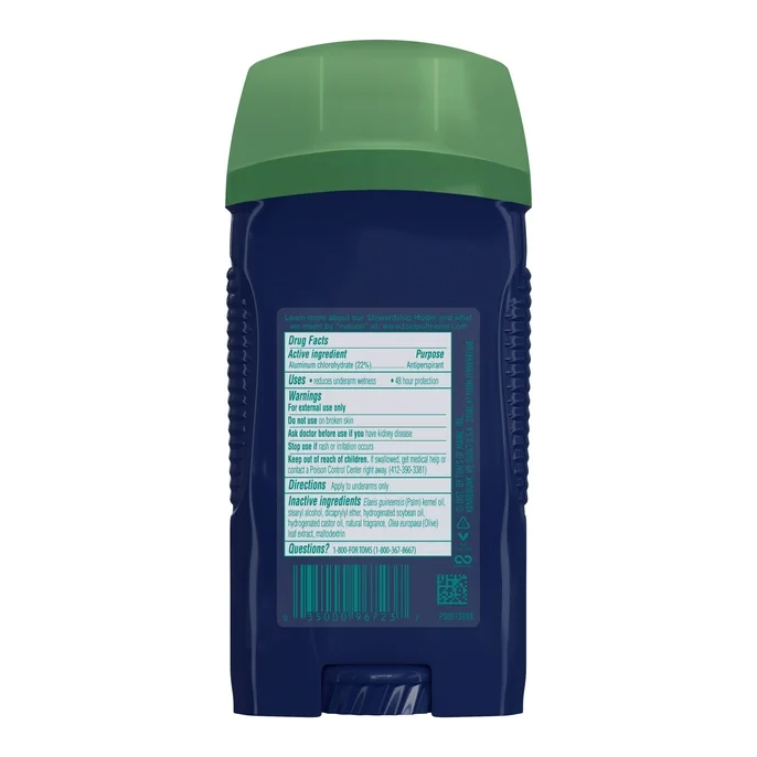 Product image of Tom's of Maine Men's Antiperspirant, North Woods, 2.8 Ounce