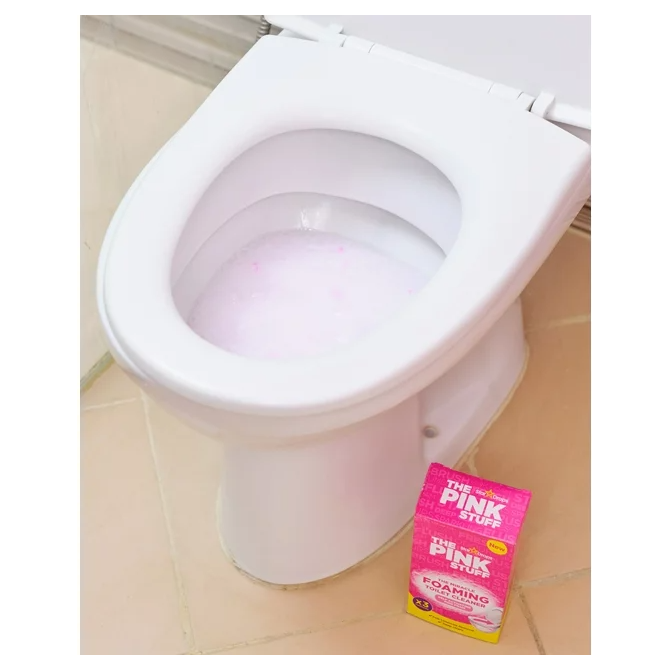 Product image of The Pink Stuff, Miracle Power Foaming Powder for Toilets, Bathroom Cleaner, 2 Pack, 7 oz.