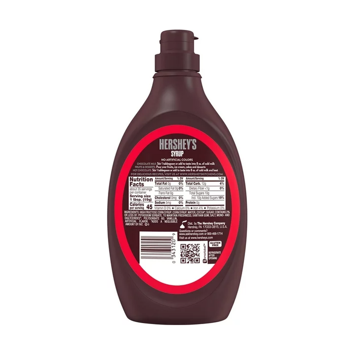 Product image of Hershey's Chocolate Syrup, Bottle 24 oz