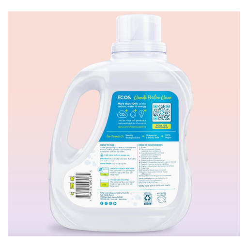 Product image of Ecos Laundry Detergent Plant-Powered Magnolia & Lily 76 Load 2 PK