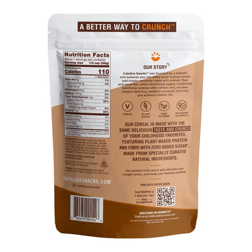 Product image of Catalina Crunch Dark Chocolate Keto Cereal, 9oz Bags