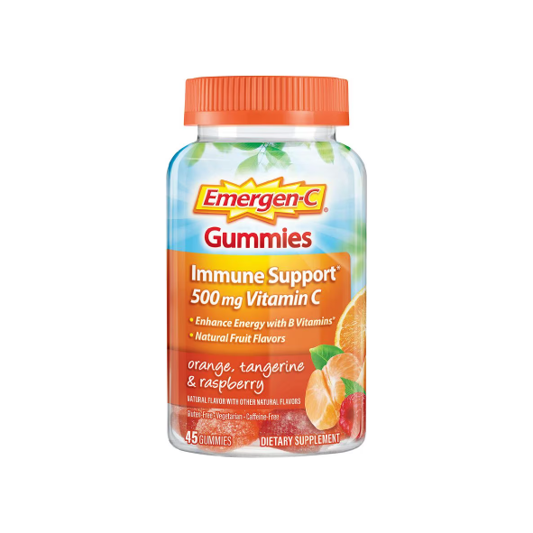 Product image of Emergen-C Vitamin C Immune Support Gummies - Orange, Tangerine & Raspberry - 45ct