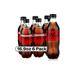 Product image of Coca-Cola Zero Sugar Soda Pop, 16.9 fl oz, 6 Pack Cans
