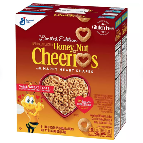 Product image of Honey Nut Cheerios Gluten-Free Cereal (2 pk.)