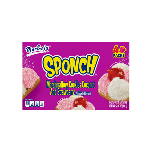 Product image of Marinela Sponch Marshmallow Cookies, 4 count, 12.68 oz