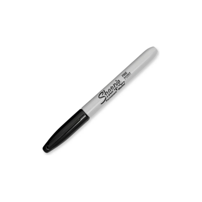 Product image of Sharpie Permanent Markers, Fine Point, Black, 2 Count