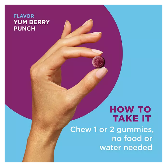 Product image of OLLY Kids Multivitamin + Probiotic Gummy, Berry 160 ct.