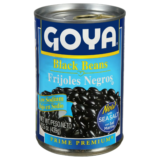 Product image of Goya Black Beans, Low Sodium, 15.5 Oz