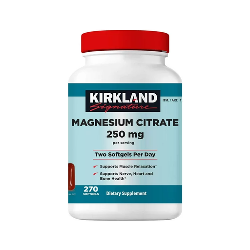 Product image of Kirkland Signature Magnesium Citrate 250mg Softgels (270 Count)