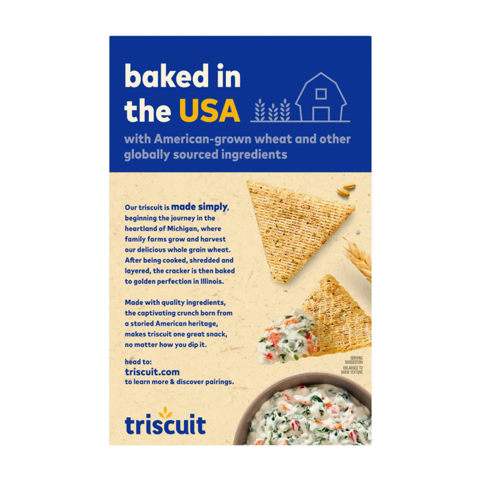 Product image of Triscuit Thin Crisps Sour Cream & Onion Whole Grain Wheat Crackers, 7.1 oz