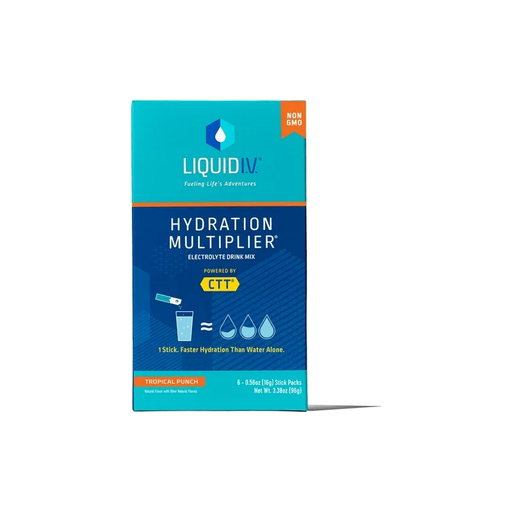 Product image of Liquid I.V. Hydration Multiplier Electrolyte Powder Packet Drink Mix, Tropical Punch, 6 Ct