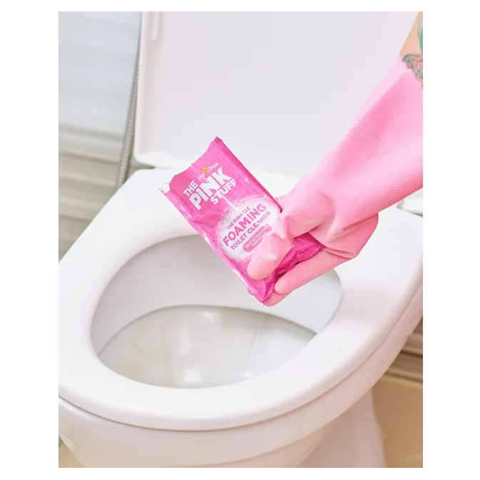 Product image of The Pink Stuff, Miracle Power Foaming Powder for Toilets, Bathroom Cleaner, 2 Pack, 7 oz.