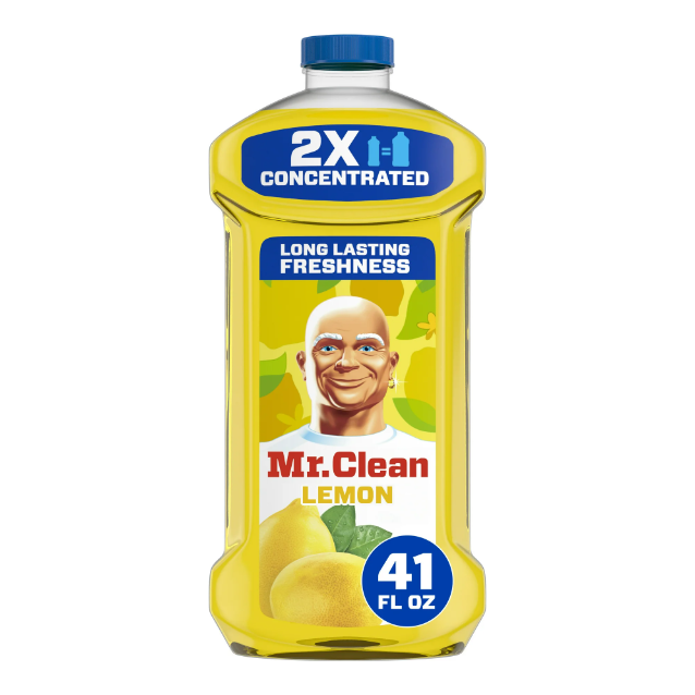 Product image of Mr. Clean 2X Concentrated Multi Surface Cleaner with Lemon Scent, 41 fl oz