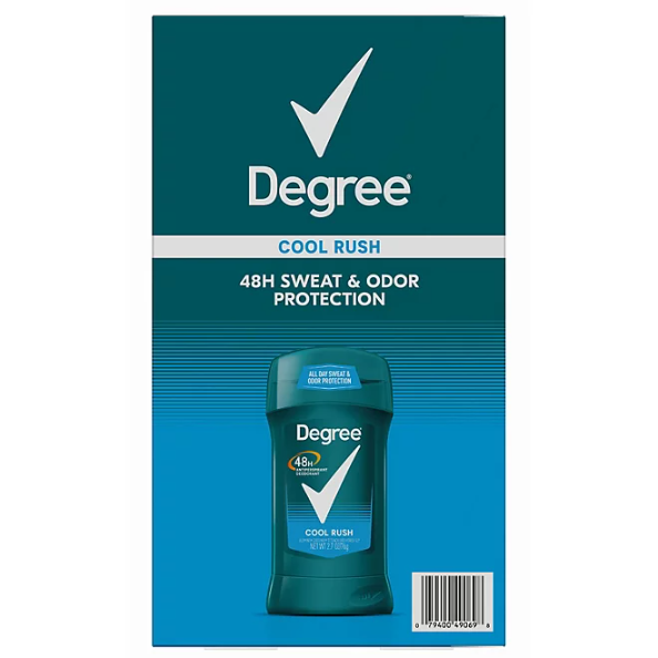 Product image of Degree Men Dry Protection Antiperspirant, Cool Rush (2.7 oz., 5 pk.)