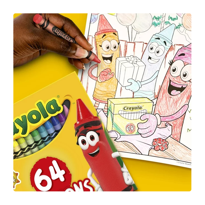 Product image of Crayola Crayons, 64 Ct, Back to School Supplies for Kids, Teacher Supplies, Gift