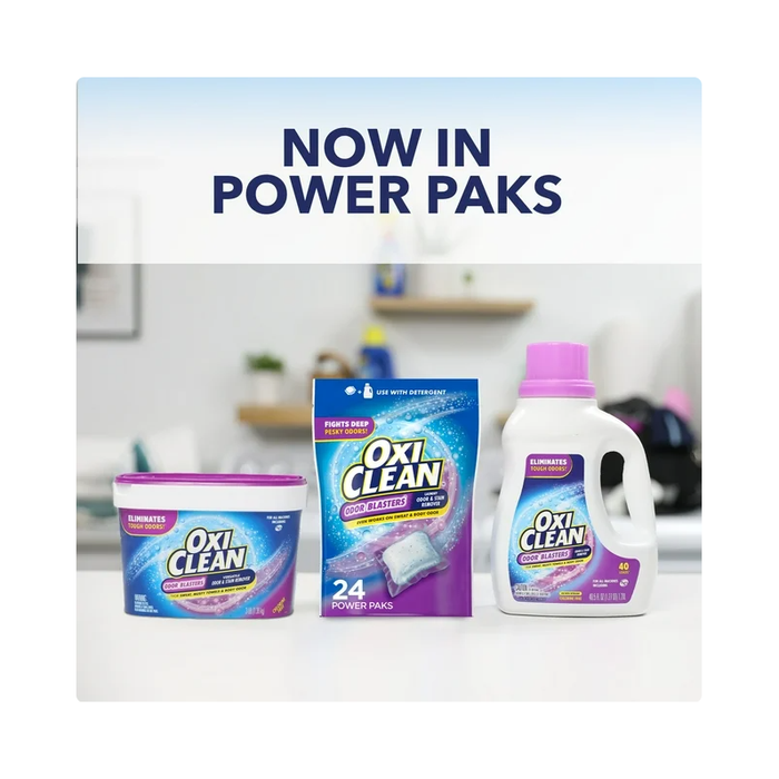 Product image of OxiClean Odor Blasters Odor and Stain Remover Power Paks, 24ct