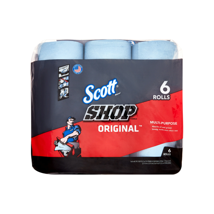 Product image of Scott Shop Towels, 6 Rolls, 55 Sheets Per Roll