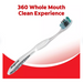 Product image of Colgate Optic White 360 Manual Toothbrush, Soft (8 pk.)