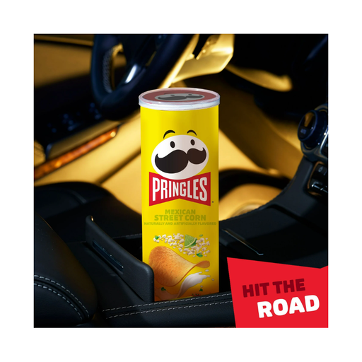Product image of Pringles Elote Mexican Street Corn Potato Crisps Chips, Lunch Snacks, 5.5 oz