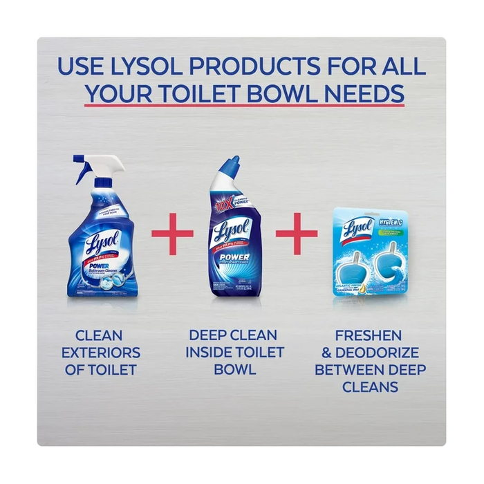Product image of Lysol Hygienic Automatic Toilet Bowl Cleaner, Cotton Lilac, 2ct