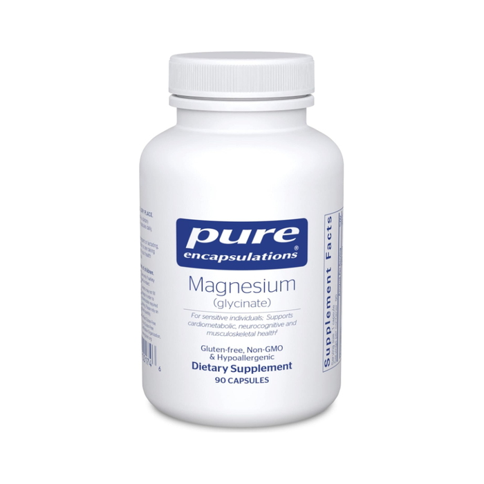 Product image of Pure Encapsulations Magnesium (Glycinate) - Supplement to Support Stress Relief, Sleep, Heart Health, Nerves, Muscles, and Metabolism* - with Magnesium Glycinate - 90 Capsules
