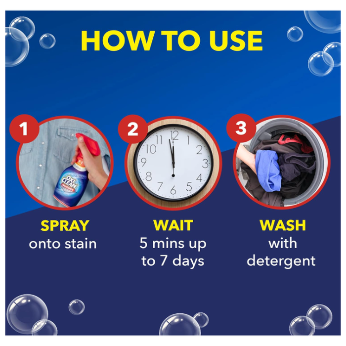 Product image of OxiClean MaxForce Laundry Stain Remover Spray - 12 fl oz 3-Pack