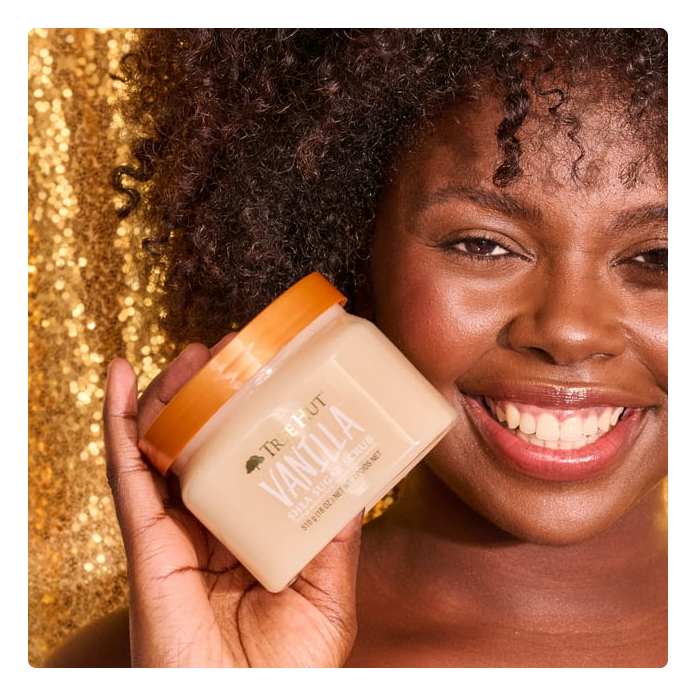 Product image of Tree Hut Body Scrub, Shea Sugar Hydrating Exfoliator for Softer, Smoother Skin, Vanilla, 18 oz