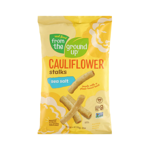 Product image of Real Food From The Ground Up Cauliflower Sea Salt Stalks, 4 oz bag